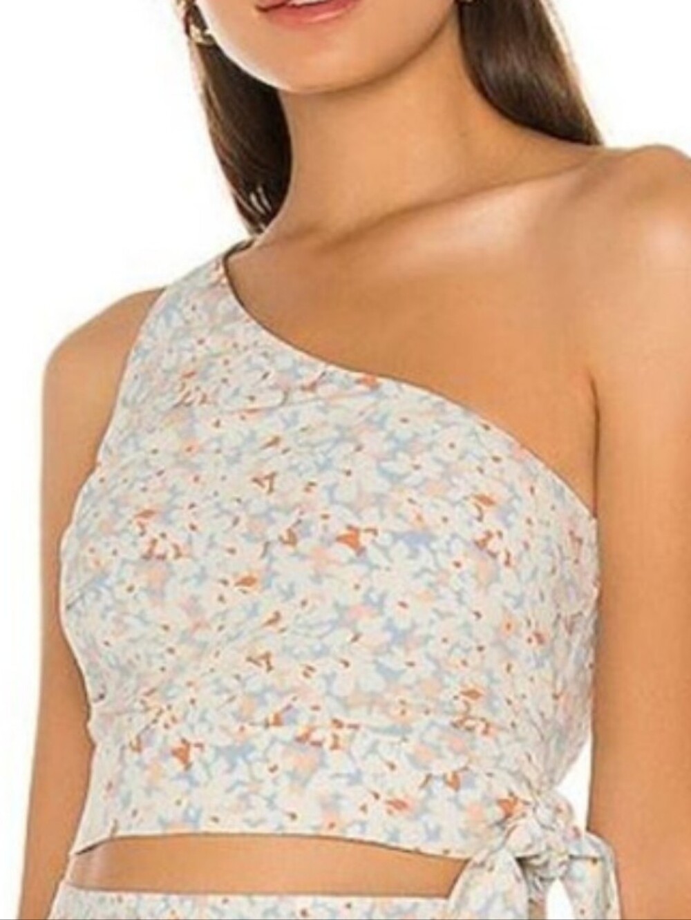 L*Space by Monica Wise Tropics Top Floral Wild Oleander Size XS
